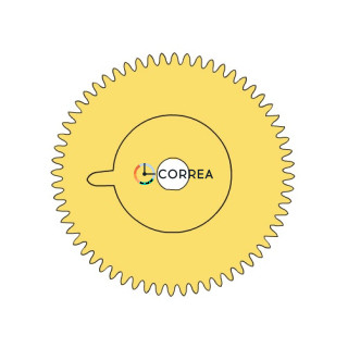 Колесо суточного индикатора №2556 для механизма Eta 7750